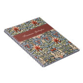  William Morris Snakehead Floral Notitieboek (Rechterzijde)