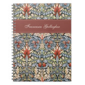  William Morris Snakehead Floral Notitieboek (Voorkant)