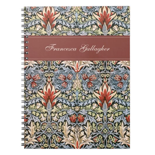  William Morris Snakehead Floral Notitieboek (Voorkant)