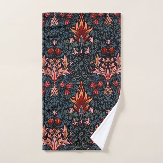 William Morris Snakeshead Dark Pattern Bad Handdoek (Handdoek)