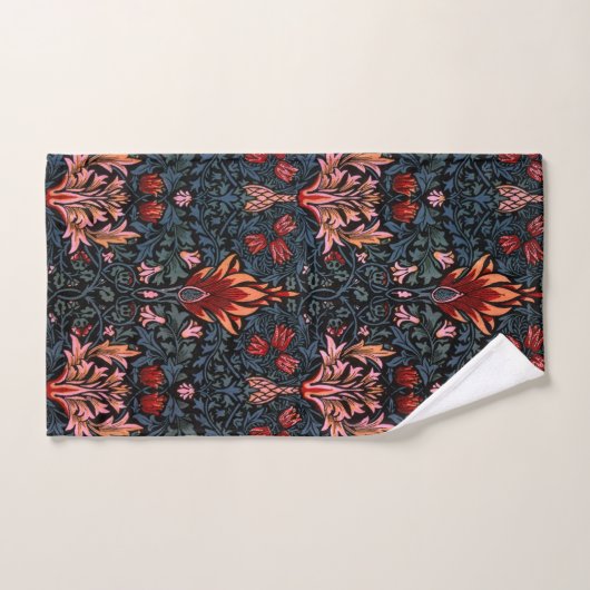 William Morris Snakeshead Dark Pattern Bad Handdoek (Handdoek)