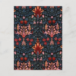 William Morris Snakeshead Dark Pattern Briefkaart