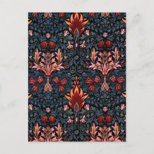 William Morris Snakeshead Dark Pattern Briefkaart