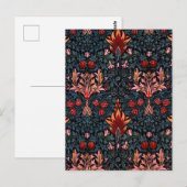 William Morris Snakeshead Dark Pattern Briefkaart (Voorkant / Achterkant)