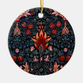 William Morris Snakeshead Dark Pattern Keramisch Ornament (Voorkant)