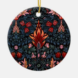 William Morris Snakeshead Dark Pattern Keramisch Ornament