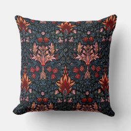 William Morris Snakeshead Dark Pattern Kussen