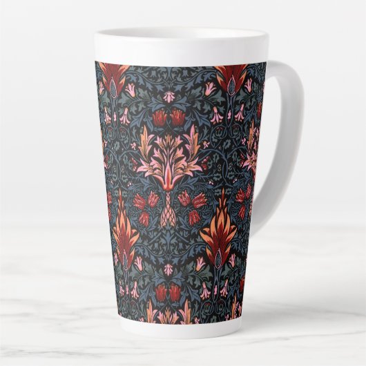William Morris Snakeshead Dark Pattern Latte Mok (Rechterhoek)