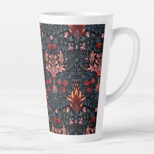 William Morris Snakeshead Dark Pattern Latte Mok (Rechts)