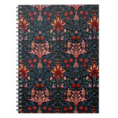 William Morris Snakeshead Dark Pattern Notitieboek (Voorkant)