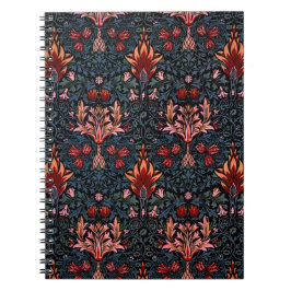 William Morris Snakeshead Dark Pattern Notitieboek