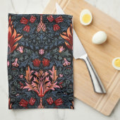 William Morris Snakeshead Dark Pattern Theedoek (Quarter Fold)