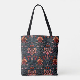 William Morris Snakeshead Dark Pattern Tote Bag
