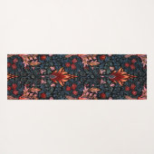 William Morris Snakeshead Dark Pattern Yogamat (Achterkant (horizontaal))