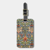 William Morris Snakeshead Design Bagagelabel (Voorkant verticaal)