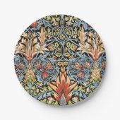 William Morris Snakeshead Design Papieren Bordje (Voorkant)