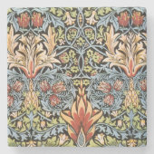 William Morris Snakeshead Design Stenen Onderzetter (Voorkant)