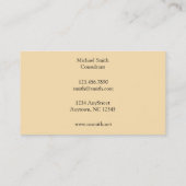 William Morris Snakeshead Design Visitekaartje (Achterkant)