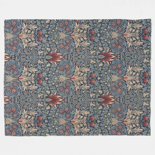 William Morris: Snakeshead Fleece Deken (Voorkant (Horizontaal))
