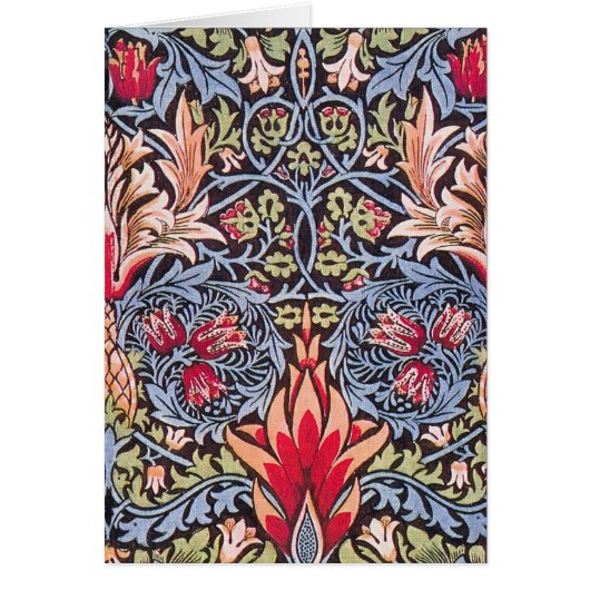 William Morris Snakeshead Floral Art Nouveau (Voorkant)