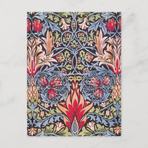 William Morris Snakeshead Floral Art Nouveau Briefkaart