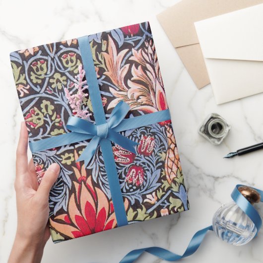 William Morris Snakeshead Floral Art Nouveau Cadeaupapier (Geschenken)