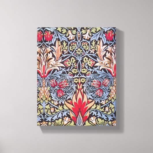 William Morris Snakeshead Floral Art Nouveau Canvas Afdruk (Voorkant)