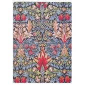 William Morris Snakeshead Floral Art Nouveau Klembord (Achterkant)