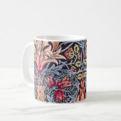 William Morris Snakeshead Floral Art Nouveau Koffiemok (Voorkant links)