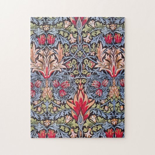 William Morris Snakeshead Floral Art Nouveau Legpuzzel (Verticaal)