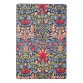 William Morris Snakeshead Floral Art Nouveau Mini Klembord (Achterkant)
