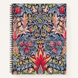 William Morris Snakeshead Floral Art Nouveau Notitieboek