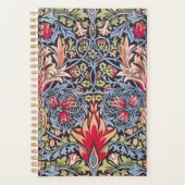 William Morris Snakeshead Floral Art Nouveau Planner (Voorkant)