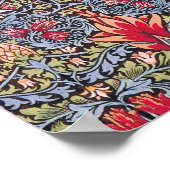 William Morris Snakeshead Floral Art Nouveau Poster (Hoek)