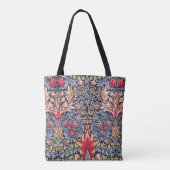 William Morris Snakeshead Floral Art Nouveau Tote Bag (Achterkant)