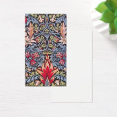 William Morris Snakeshead Floral Art Nouveau Visitekaartje (Bureau)