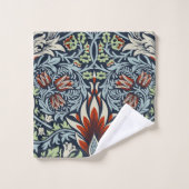 William Morris Snakeshead Floral Classic Botanical Bad Handdoek (Wasdoekje)