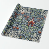 William Morris Snakeshead Floral Classic Botanical Cadeaupapier (Uitgerold)