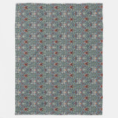 William Morris Snakeshead Floral Classic Botanical Fleece Deken (Voorkant)