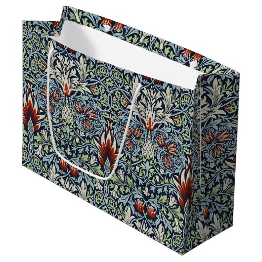William Morris Snakeshead Floral Classic Botanical Groot Cadeauzakje (Voorkant Gekanteld)