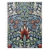 William Morris Snakeshead Floral Classic Botanical Notitieboek (Voorkant)
