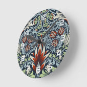 William Morris Snakeshead Floral Classic Botanical Ronde Klok (Hoek)