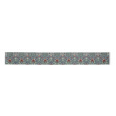 William Morris Snakeshead Floral Classic Botanical Satijnen Lint (Voorkant)