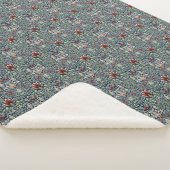 William Morris Snakeshead Floral Classic Botanical Sherpa Deken (3/4)