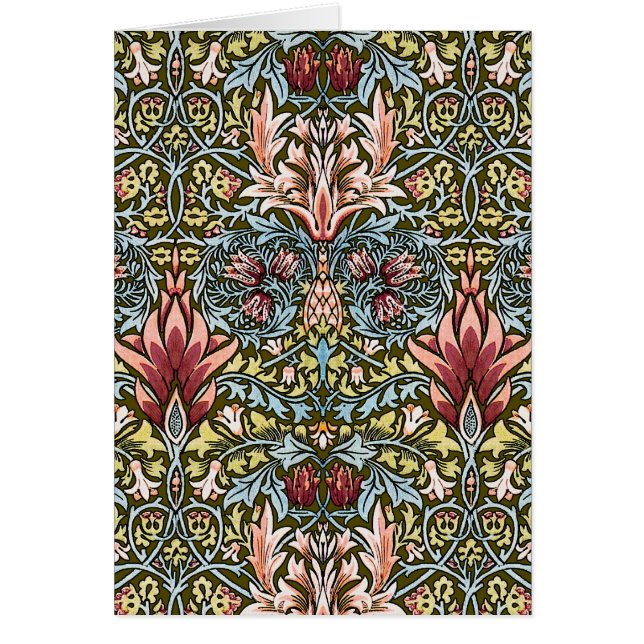 William Morris Snakeshead Floral Pattern (Voorkant)