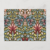 William Morris Snakeshead Floral Pattern Briefkaart (Voorkant)