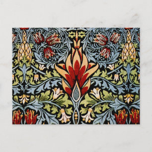 William Morris Snakeshead Floral Pattern Briefkaart