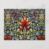 William Morris Snakeshead Floral Pattern Briefkaart (Voorkant)