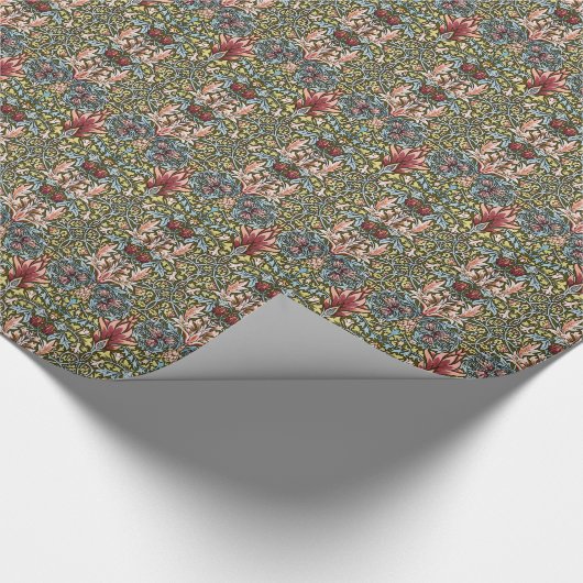 William Morris Snakeshead Floral Pattern Cadeaupapier (Hoek)