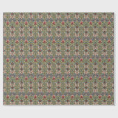 William Morris Snakeshead Floral Pattern Cadeaupapier (Vlak)